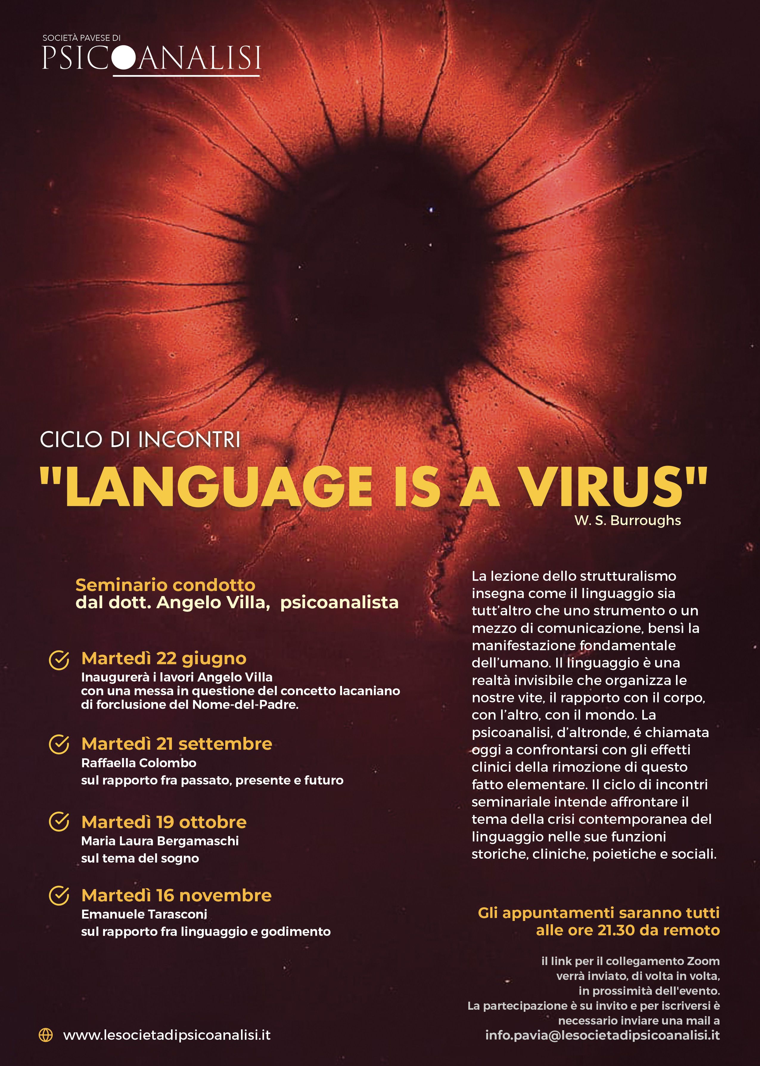 Locandina Language is a virus