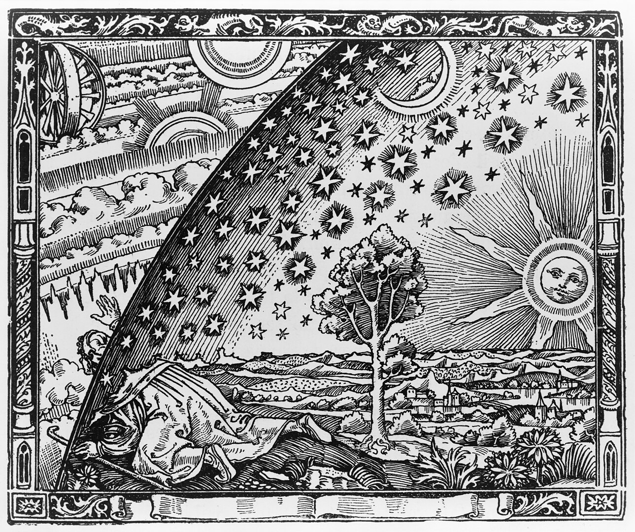 Incisione da "Camille Flammarion, L'Atmosphère: Météorologie Populaire"