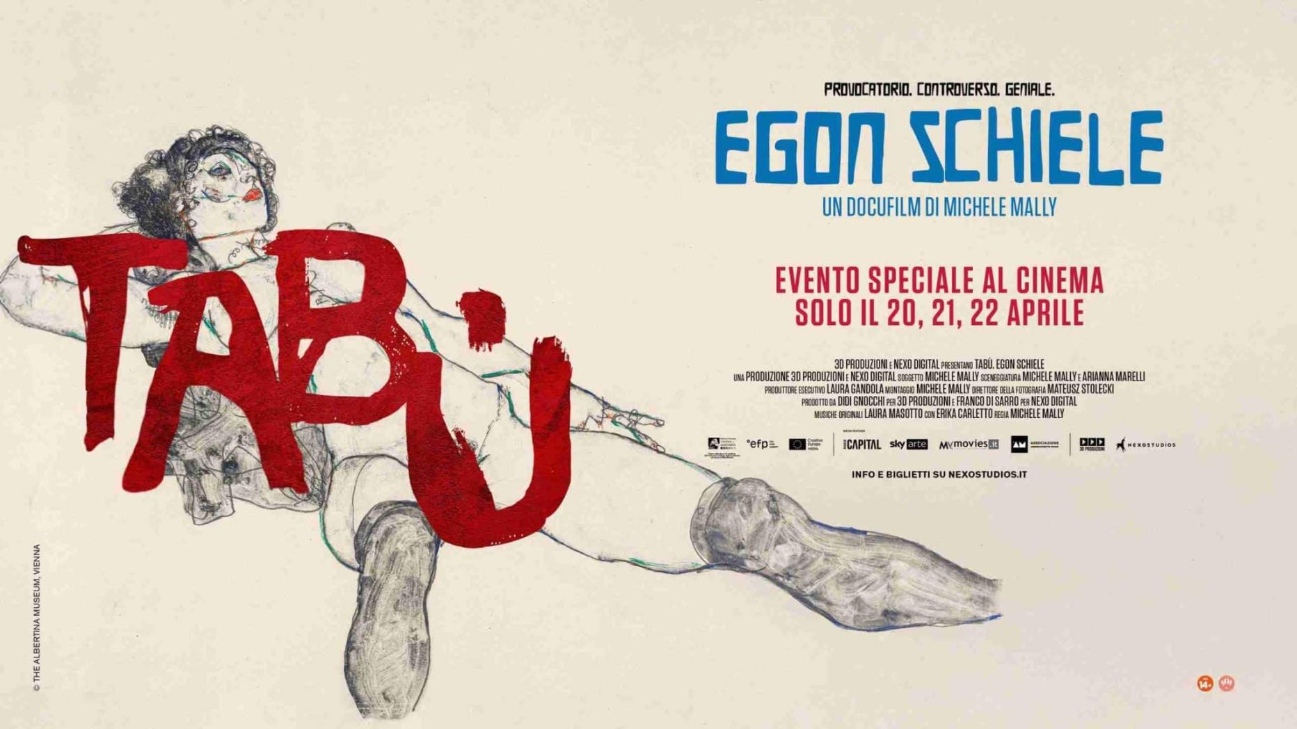 Locandina Tabu. Egon Schiele