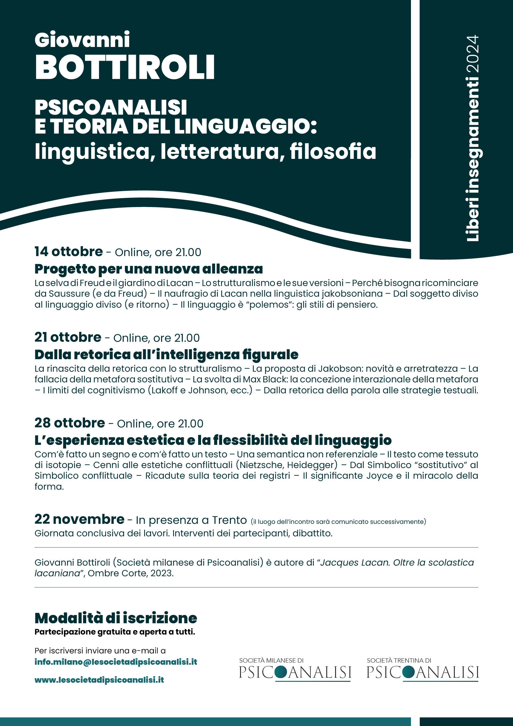 Psicoanalisi e teoria del linguaggio: linguistica, letteratura, filosofia